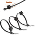 Fir Tree Nylon Push Mount Cable Zip Ties, 8 inch Adjustable Self Locking Tie Wire Clip Holder (20 Pack)