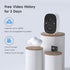 GMK Wireless Outdoor Security Camera, 1080P Color Night Vision, AI Motion Detection, Battery Powered WiFi Camera