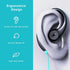 mucro R12 Sports Stereo Wired Earphones, Ear Hook Earbuds with Microphone, Half in Ear Type Over-Ear Buds Headphones