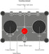 Little Bear MC104 Mini Audio Switcher, 4-Way 3.5mm AUX Stereo Selector, Switch Box Splitter for