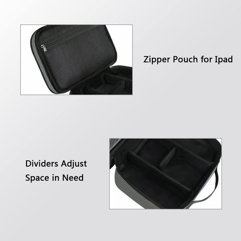 MATEIN Electronics Organizer Travel Case, Large Cable Storage Bag, Water Resistant Carrying Case with Handle for iPad