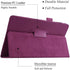 Premium PU Leather Folio Case for Galaxy Tab A 10.1 (2016 NO S Pen Version), Purple | Smart Stand Cover for Samsung