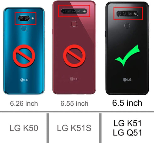Osophter LG K51 Case, LG Reflect Case, Shock-Absorption Flexible TPU Rubber Protective Cover, Black