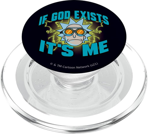 PopSockets MagSafe PopGrip for iPhone, Rick and Morty If God Exists