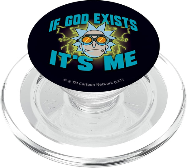 PopSockets MagSafe PopGrip for iPhone, Rick and Morty If God Exists