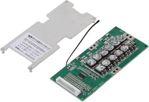 Walfront 14S 45A Lithium Battery Charging Board, White Micro USB Charger Module