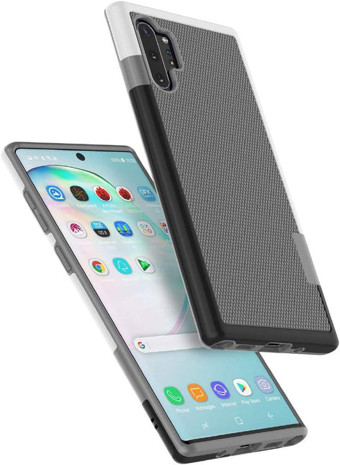 Jeylly for Galaxy Note 10+ Case, Shock-Absorption 3 Color Bumper Cover, Anti-Slip Rugged Soft TPU