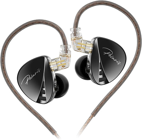 CCA Polaris 4 Tone Adjustable in Ear Monitor Headphones, High-Sensitivity Dual-Cavity Dynamic