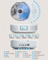 FELEMAN 2 1 CD Player Portable, Upgraded Boombox CD Player & Bluetooth Speaker in Combo, Rechargeable Portable CD