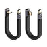 Short USB C Cable (5 inch), 240W USB to USB C Cable 90 Degree, 40Gbps Data Transfer for iPhone 15, MacBook, iPad Pro