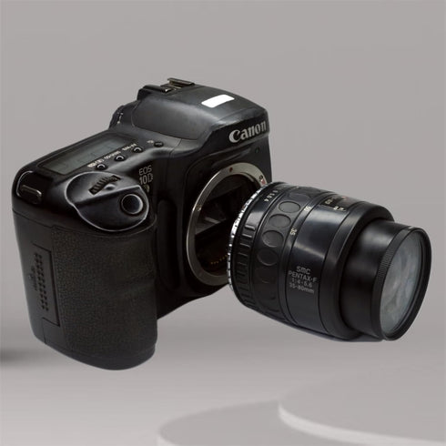 Lens Mount Adapter Manual Focus, Compatible with Pentax K Mount Lens to Canon EOS EF-Mount Camera Body