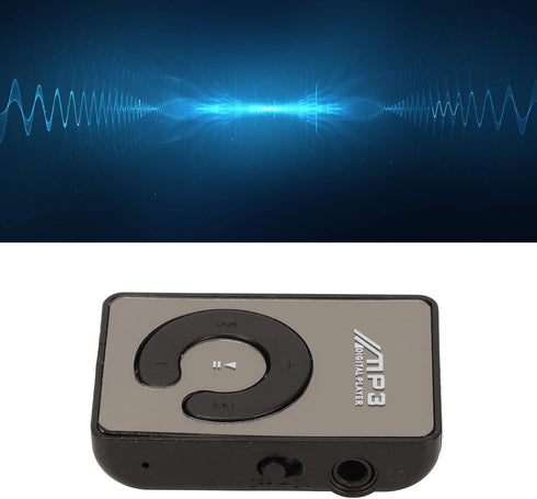 Heayzoki MP3 Player with Clip, Portable Music Player with Headphones, Wearable Small Audio Player for Daily School