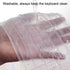 ANRACHEL 104/107 Universal Clear Desktop Computer Keyboard Protection Skin Protector Cover for PC Keys Standard