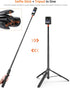 Cakrurt 53.5" Insta360 X5/X4/X3/GO 3s, 360/Pocket 3, Sphra360, 2-in-1 Extendable Selfie Stick Tripod for DJI Osmo Xtra