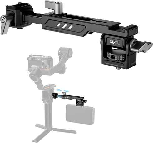 Sirui Camera Monitor Mount for DJI RS 4, RS 4 Pro, RS 2, RSC 2, RS 3, RS 3 Pro, RS 3 Mini with Quick Release NATO Clamp