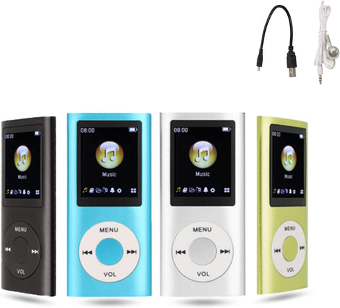 Gugxiom MP3 Music Player, MP3 Player, Portable MP3 Players, Slim 1.8 Inch LCD