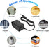 12V 1A Power Supply AC/DC Adapter, 12W 100~240V DC Plug 5.5 x 2.5mm & 2.1mm, 12Volt Power Converter