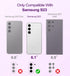 WeLoveCase Galaxy S23 5G Heavy Duty Protection, Hybrid Shockproof TPU Bumper, Full Body Cover - 6.1 Inch, Purple