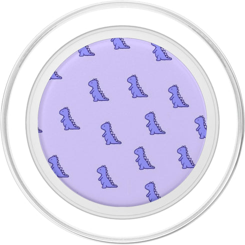 Cute Purple Grip Dino T Rex For Dino Lovers Funny & Cute Dinosaur T Rex Purple Dino in Purple for Girls PopSockets