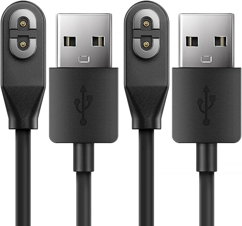 TUSITA 2-Pack Magnetic Charger for AfterShokz Aeropex, SHOKZ OPENCOMM, OPENRUN PRO, Mini & OPENRUN - 1M