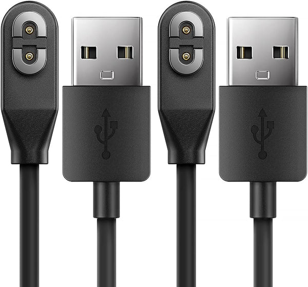 TUSITA 2-Pack Magnetic Charger for AfterShokz Aeropex, SHOKZ OPENCOMM, OPENRUN PRO, Mini & OPENRUN - 1M