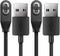TUSITA 2-Pack Magnetic Charger for AfterShokz Aeropex, SHOKZ OPENCOMM, OPENRUN PRO, Mini & OPENRUN - 1M