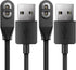 TUSITA 2-Pack Magnetic Charger for AfterShokz Aeropex, SHOKZ OPENCOMM, OPENRUN PRO, Mini & OPENRUN - 1M