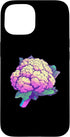 Cauliflower Brassica Oleracea Vegetable Designs Cauliflower Synthwave Case for iPhone 15