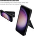 KIHUWEY Samsung Galaxy S24 Case Wallet, Black, Flip Premium Leather Magnetic Clasp, Kickstand, Heavy Duty Protective