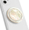 On The Grip Magnetic Phone Grip for MagSafe, Genuine Natural Crystal & Seashell Stone, Swappable
