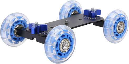 Tiiyee 10KG Camera Slider, Camera Table Dolly Slider Desktop Load Rail Roller Track Capacity Skater Car for DSLR