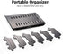 Adjustable Universal Multi Device Organizer Dock Stand Holder, Tablet Cell Phone Desktop Stand for iPhone Samsung
