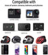 Helmet Chin Mount for Mobile Phone and GoPro, Motorcycle Strap Holder for iPhone and Action Cameras