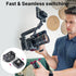 FALCAM F22 Basic Quick Release Plate Kit, Camera Mounting Adapter for 1/4" Thread to F22 QR System, 22mm Aluminum