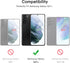 JETech 2-Pack Screen Protector for Samsung Galaxy S21 Plus 6.7" - HD Clear Tempered Glass with Camera Lens Protector &
