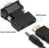 HDMI to VGA Adapter, 1080P 60Hz with 3.5mm Audio Cable, Compatible with Laptop to TV Projector Monitor