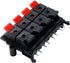 WP8-15 Spring Speaker Terminal Clip Push Release Connector Cable Terminals Strip Block, 5Pcs