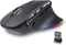 Ergonomic Bluetooth Vertical Wireless Mouse, LED Rechargeable Optical Mice, Dual Mode 1000/1600/2400 DPI, 8 Buttons