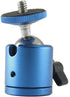 EXMAX Mini Ball Head Aluminum Alloy Tripod Ball Head with 1/4" Screw Thread