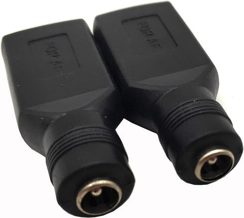 USB A to DC Power Adapter, 2Pcs - Female Connectors 5.5x2.1mm for Laptop Charging