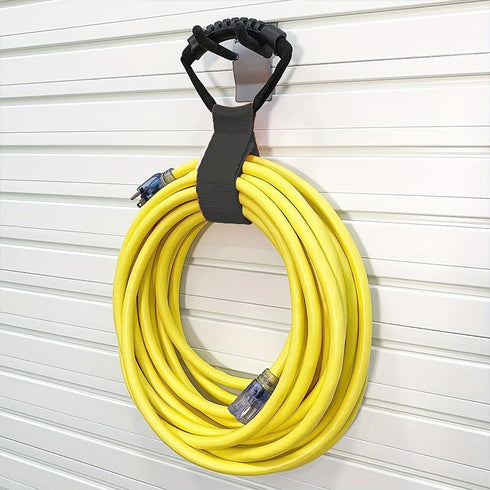 Cable Storage Straps, Heavy-Duty Hook and Loop Straps for Garden Hose and Garage Tool Storage, 1 Pack