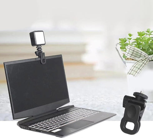 hejhncii 1/4 Screen Mount Clamp Clip with General Screw Monitors Camera Mount for Monitors Camera Fill Light Holder