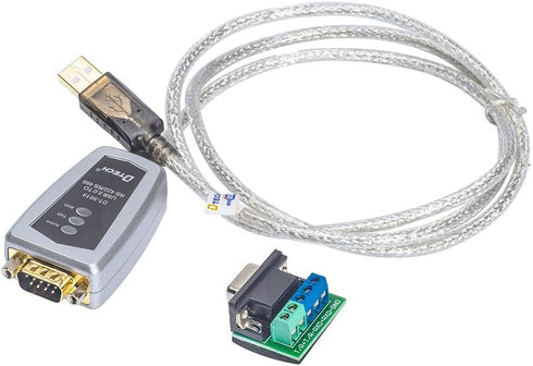 DTECH 6 Feet USB to RS422 RS485 Serial Port Converter Adapter Cable with FTDI Chip | Supports Windows and Mac