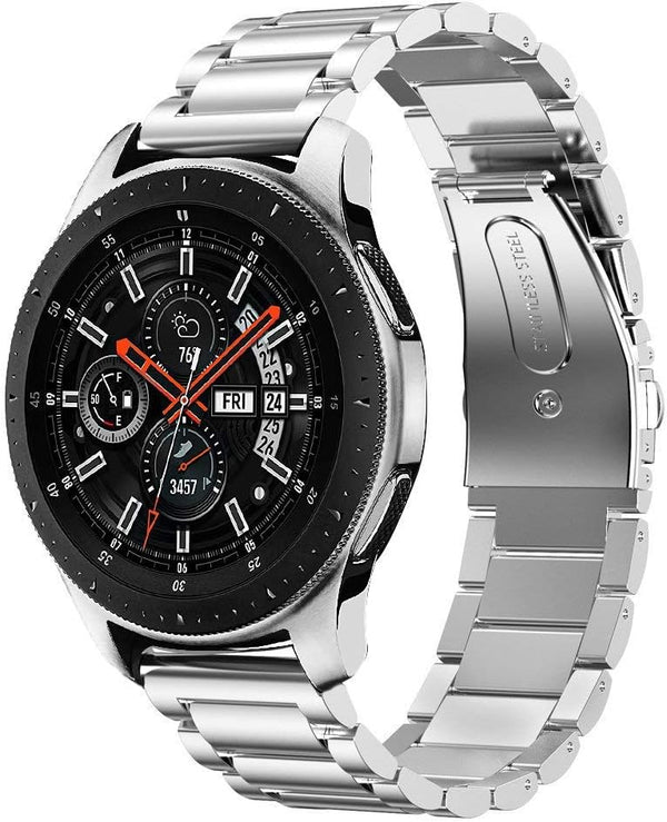 iiteeology Compatible Samsung Galaxy Watch Bands 46mm, Galaxy Watch 3 Bands 45mm, Stainless Steel