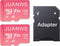 JUANWE 128GB Micro SD Card 2 Pack with SD Adapter, C10 U3 A1 V30 Memory Card, Pink