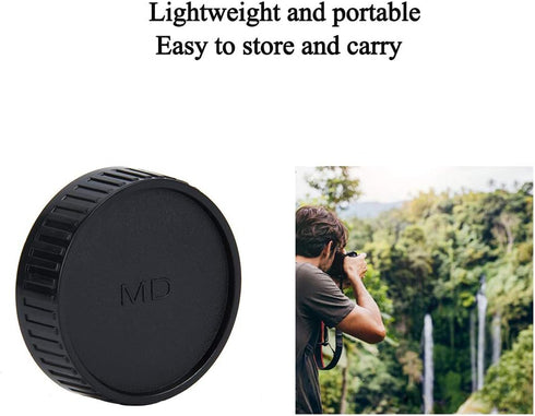 5PCS Protective Covers for MD Mount Camera Lens - Portable Lens Caps