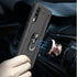 TJS Compatible with Samsung Galaxy A20/A30 Case, Tempered Glass Screen Protector, Heavy Duty Drop Protector (Black)