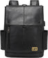 LXY Leather Laptop Backpack Women Vintage Travel Computer Backpack with USB Charging
