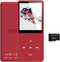 imkavery 128GB MP3 Player with Bluetooth 5.2, Portable Red Music Player for Kids
