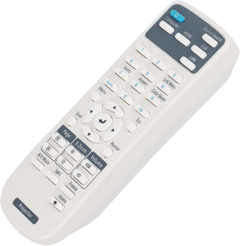 218906000 Replace Remote Control Compatible with Epson Projector PowerLite L615U L610W L510U L400U L610 L500W